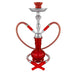 Versailles 2-Hose 17" Premium Hookah - Colors Vary - Glasss Station