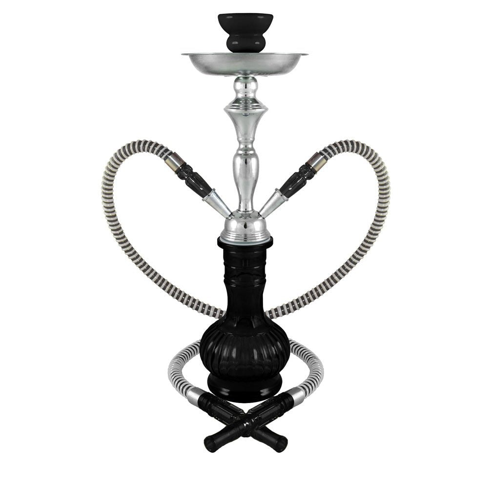 Versailles 2-Hose 17" Premium Hookah - Colors Vary - Glasss Station