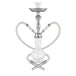 Versailles 2-Hose 17" Premium Hookah - Colors Vary - Glasss Station