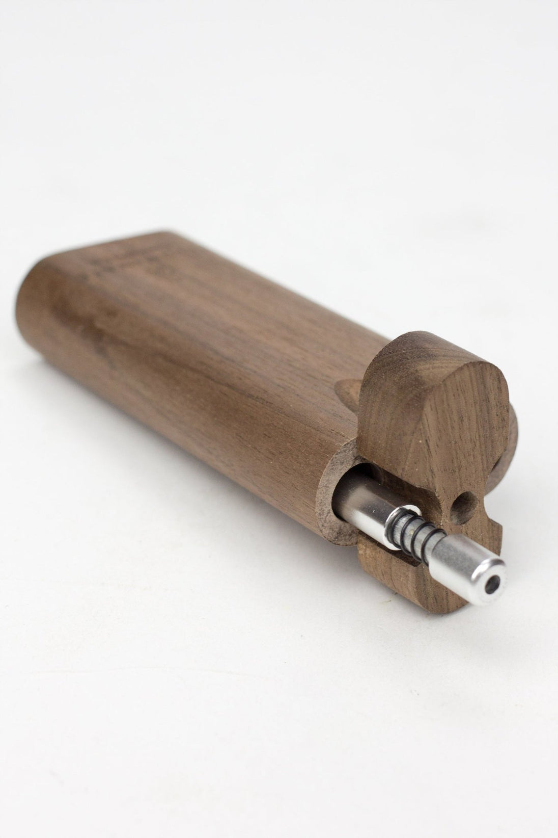 Walnut Dugout with Anodized Spring Bat - Glasss Station