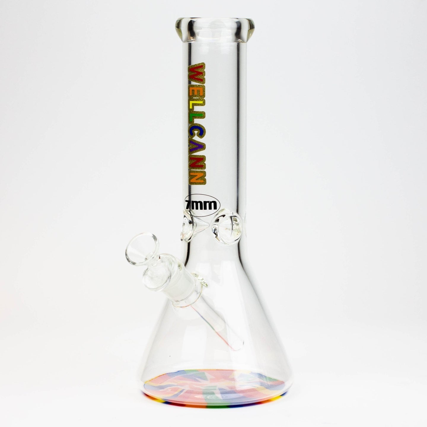 WellCann 12" 7mm Glass Beaker Bong - Glasss Station