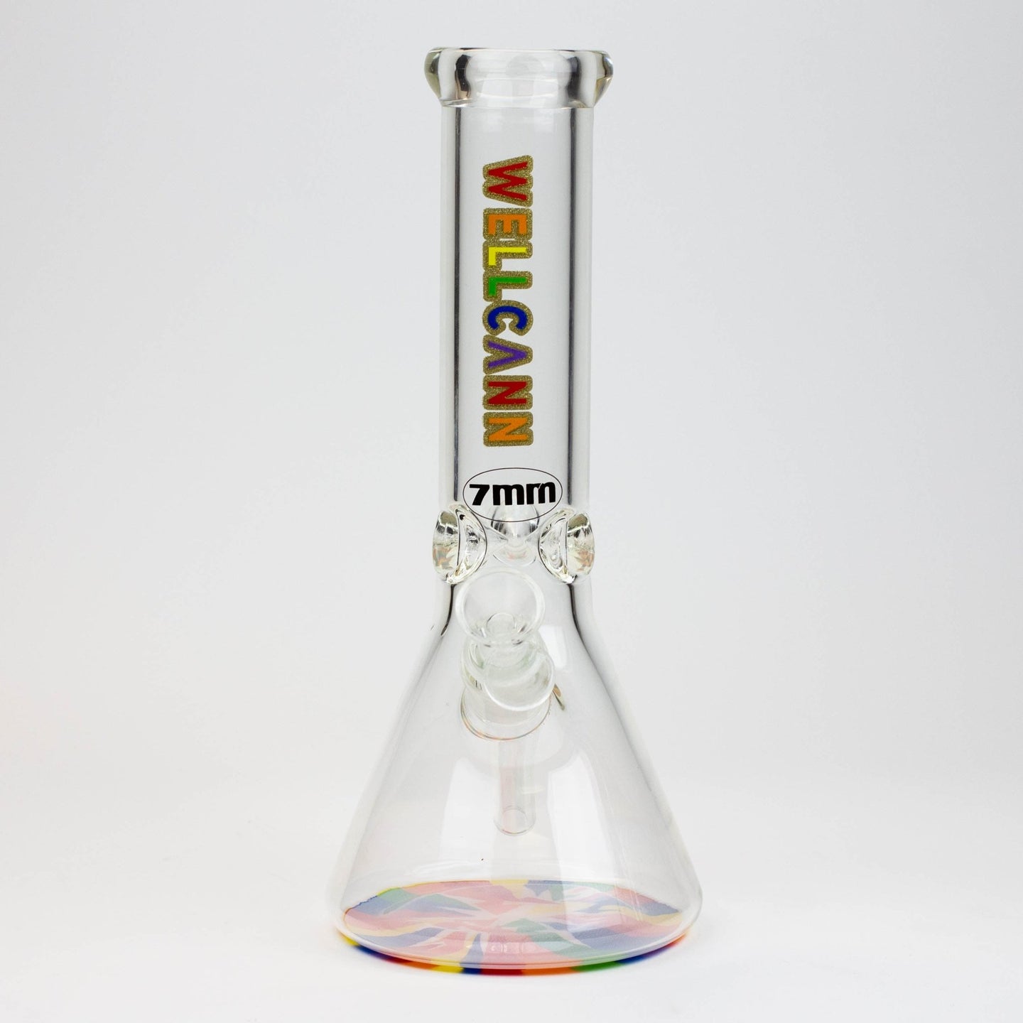 WellCann 12" 7mm Glass Beaker Bong - Glasss Station