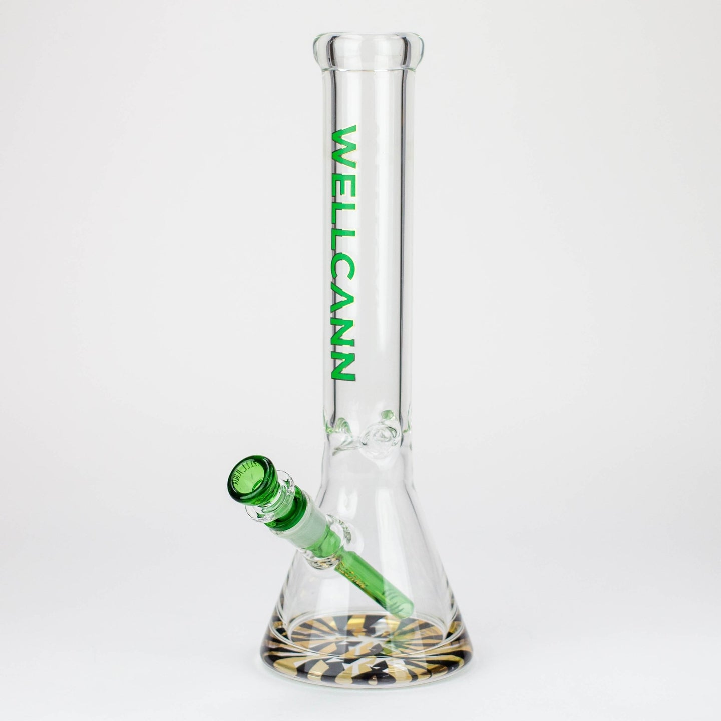 WellCann - 14" 7mm Beaker Bong w/ Thick Decal Base - Glasss Station