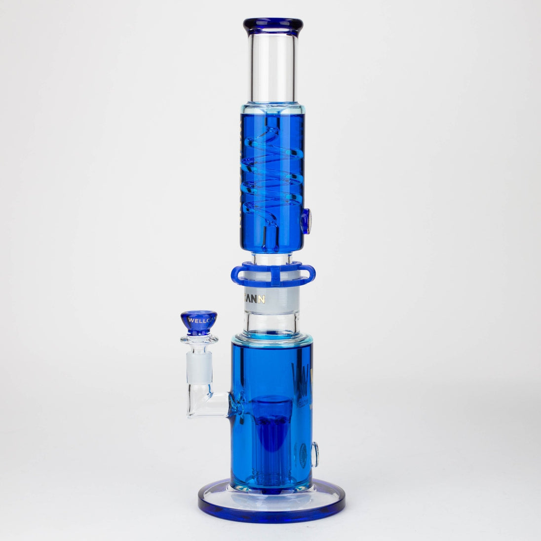 WELLCANN | 15" Glycerin Detachable Glass Bong - Glasss Station