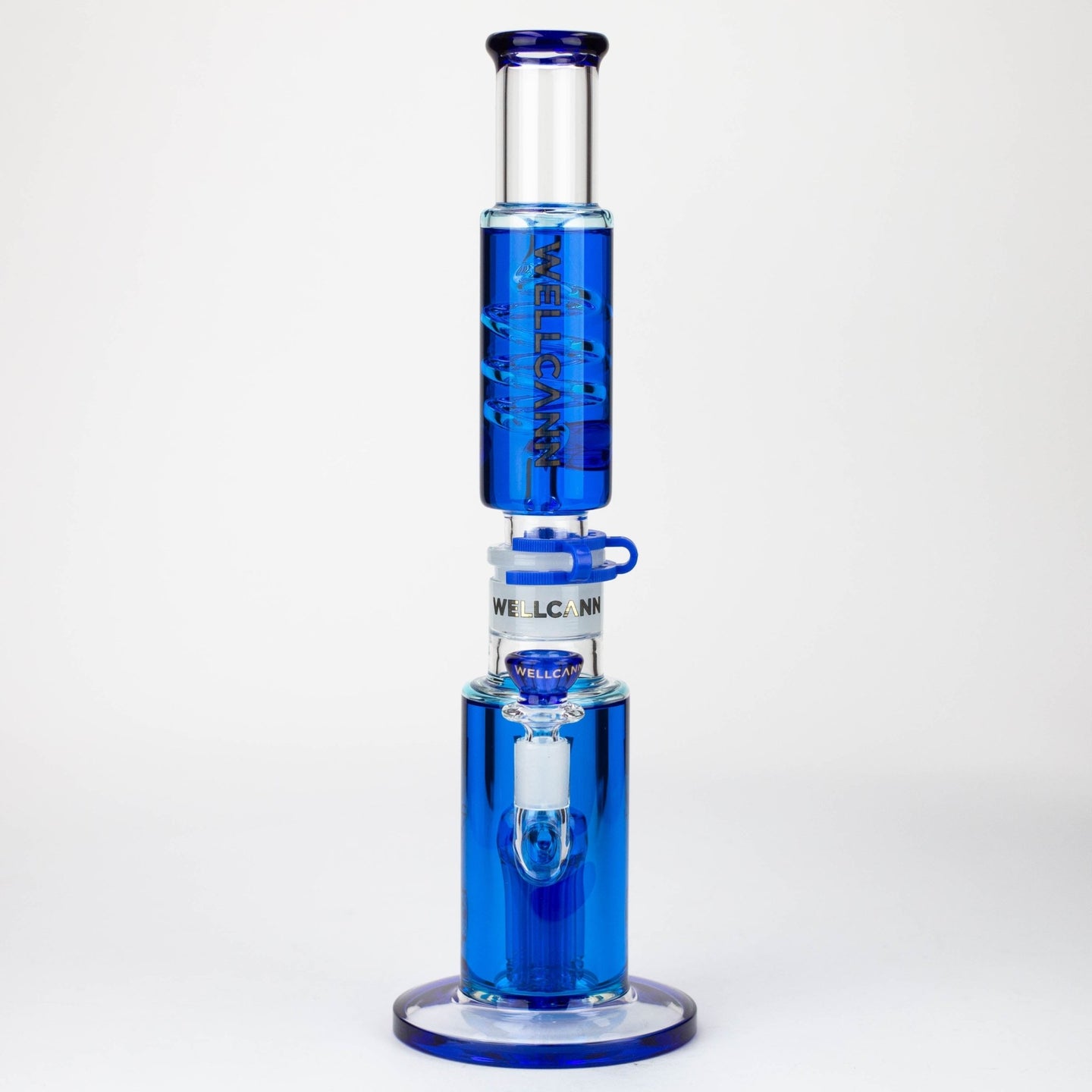 WELLCANN | 15" Glycerin Detachable Glass Bong - Glasss Station