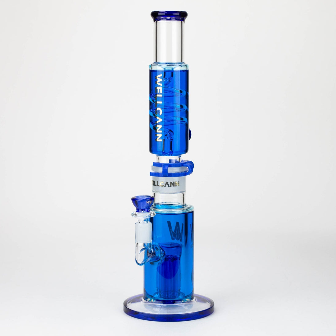 WELLCANN | 15" Glycerin Detachable Glass Bong - Glasss Station