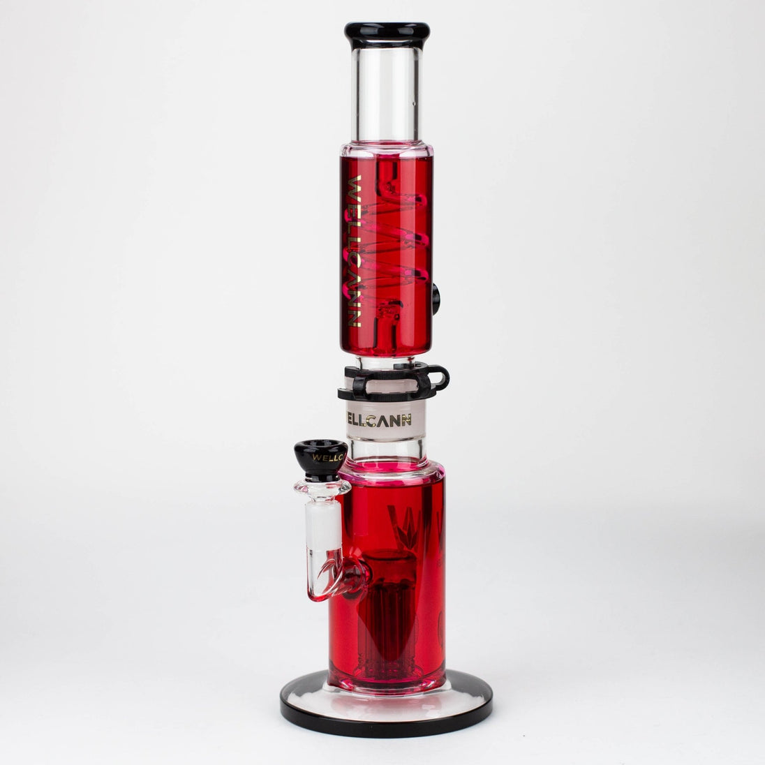 WELLCANN | 15" Glycerin Detachable Glass Bong - Glasss Station