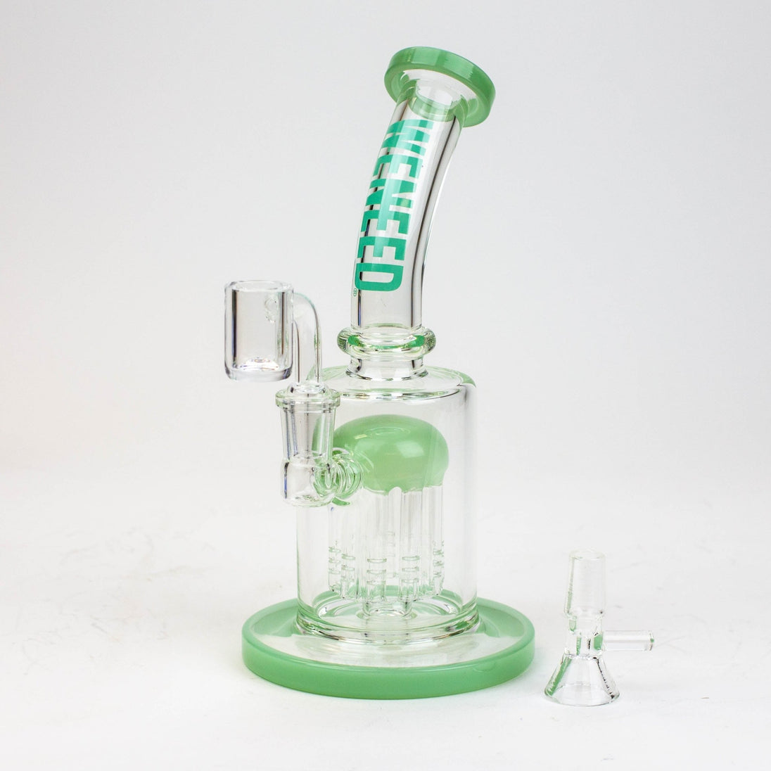 WENEED®-10" 2-in-1 Tree Perc Water Bong/Rig - Glasss Station