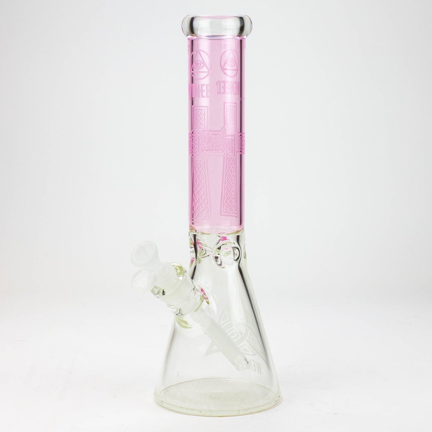 WENEED®-14" 7mm Diamond Crucifix Beaker - Glasss Station