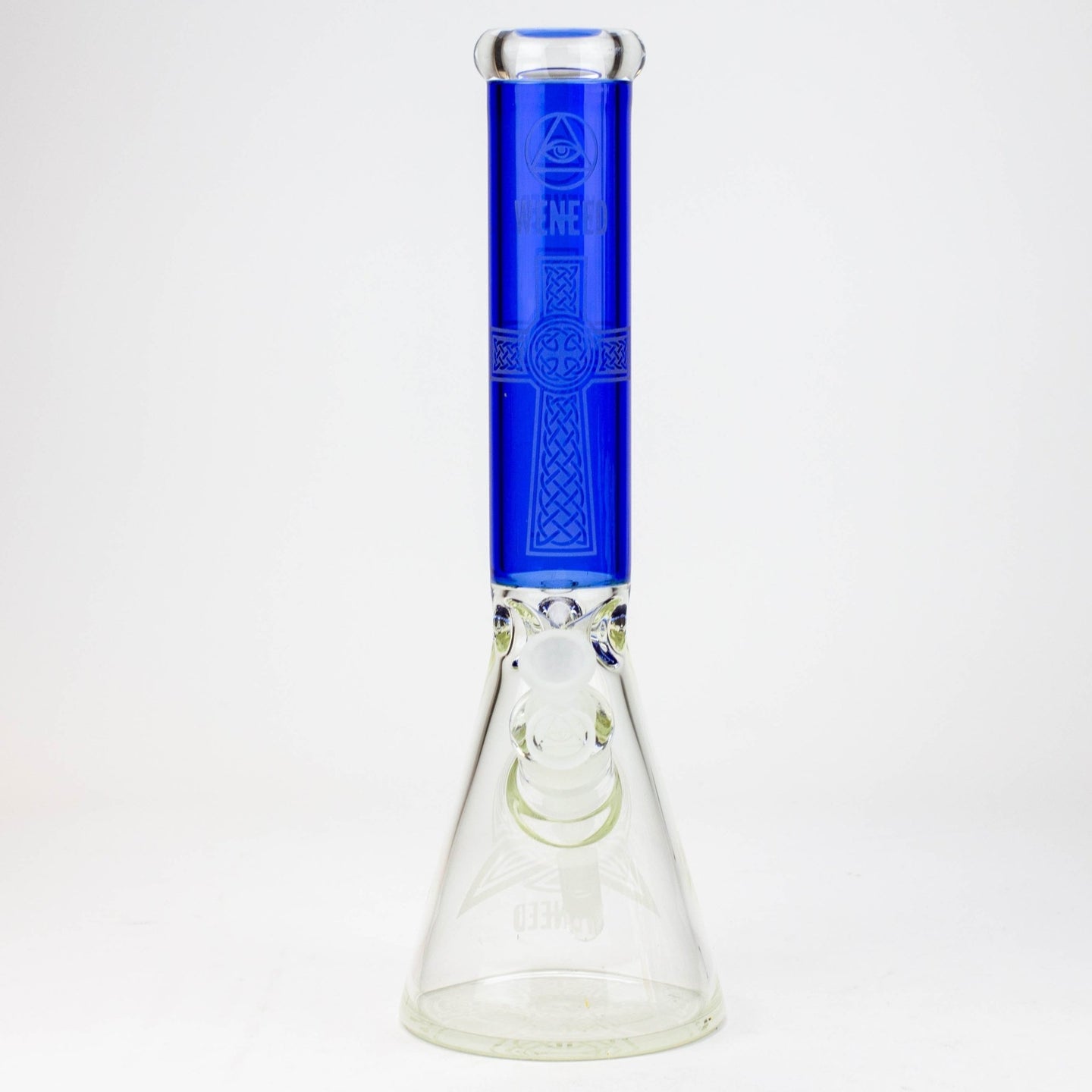 WENEED®-14" 7mm Diamond Crucifix Beaker - Glasss Station