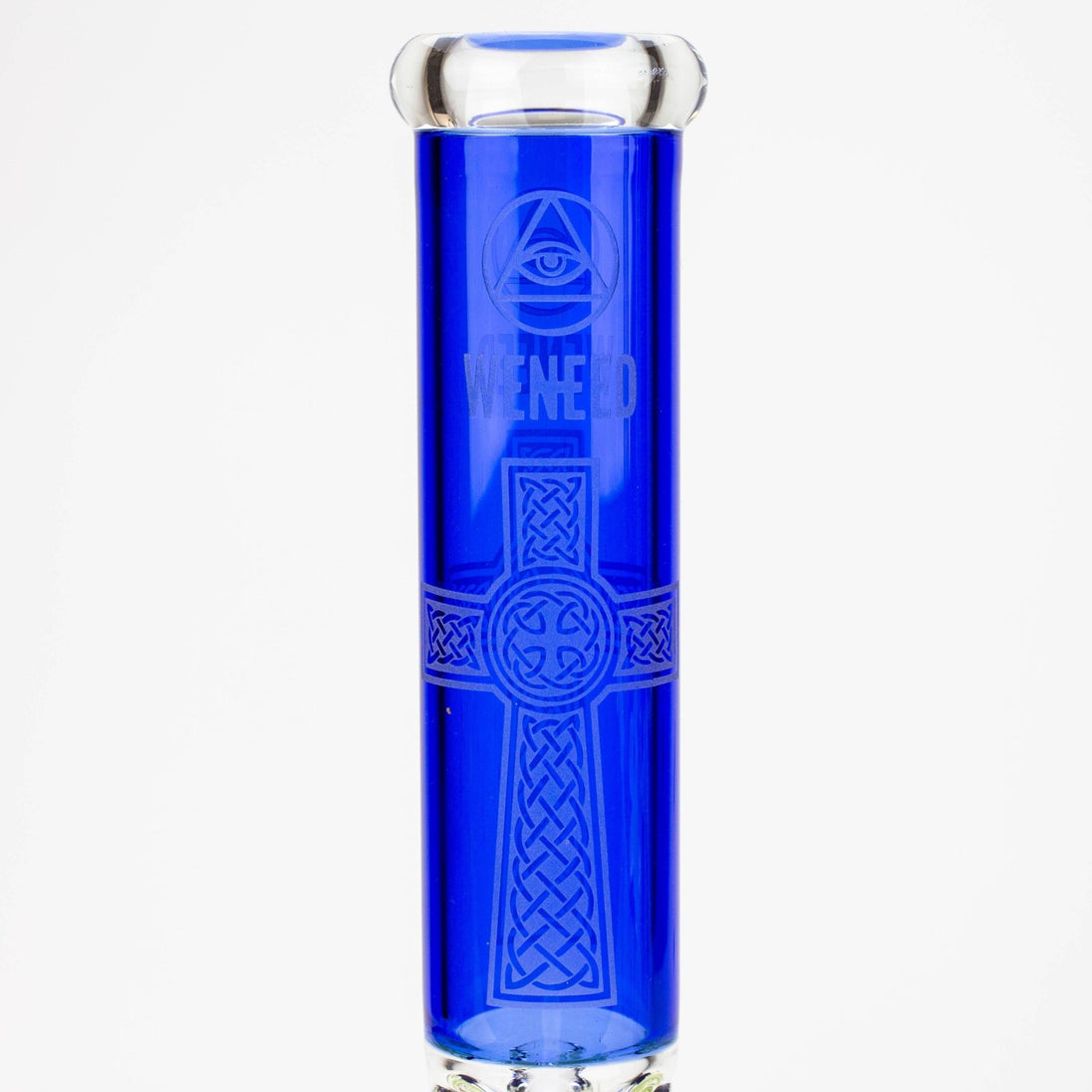 WENEED®-14" 7mm Diamond Crucifix Beaker - Glasss Station