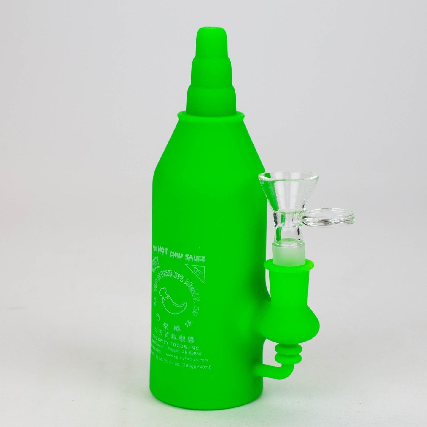 WENEED®- 6.5" Silicone Sriracha Bong - Glasss Station