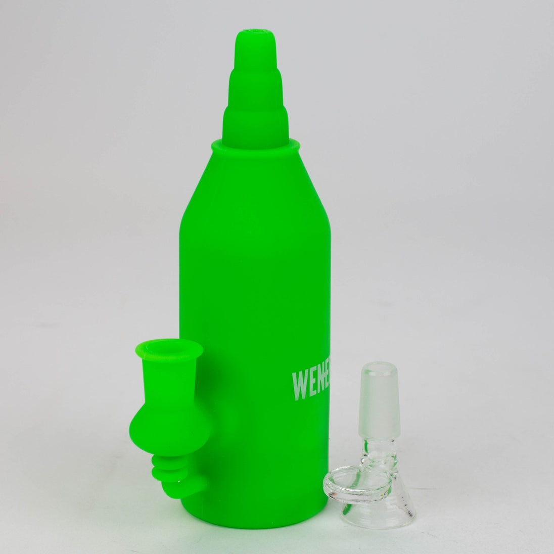 WENEED®- 6.5" Silicone Sriracha Bong - Glasss Station