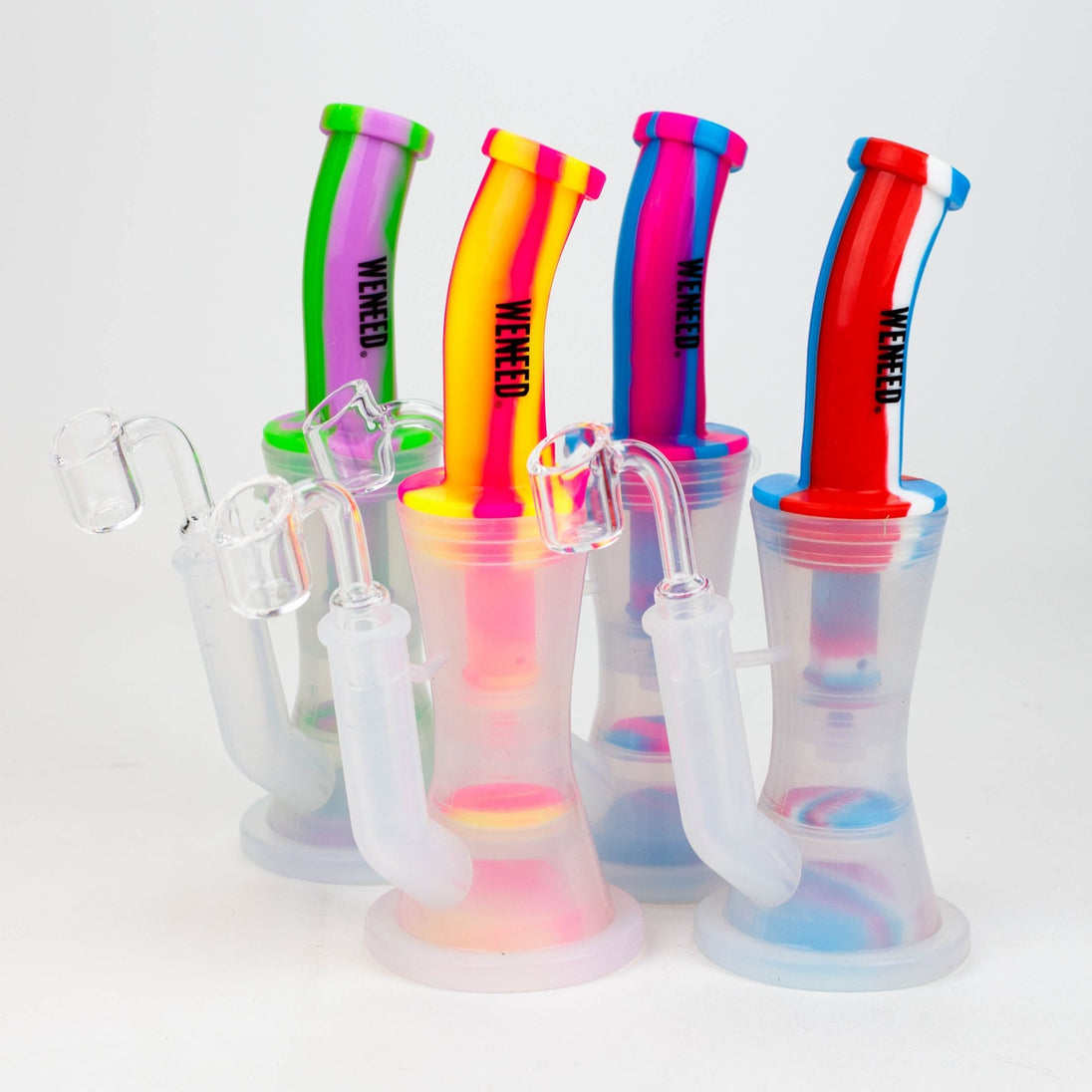 WENEED®- 8" Silicone Dab Rig - Glasss Station