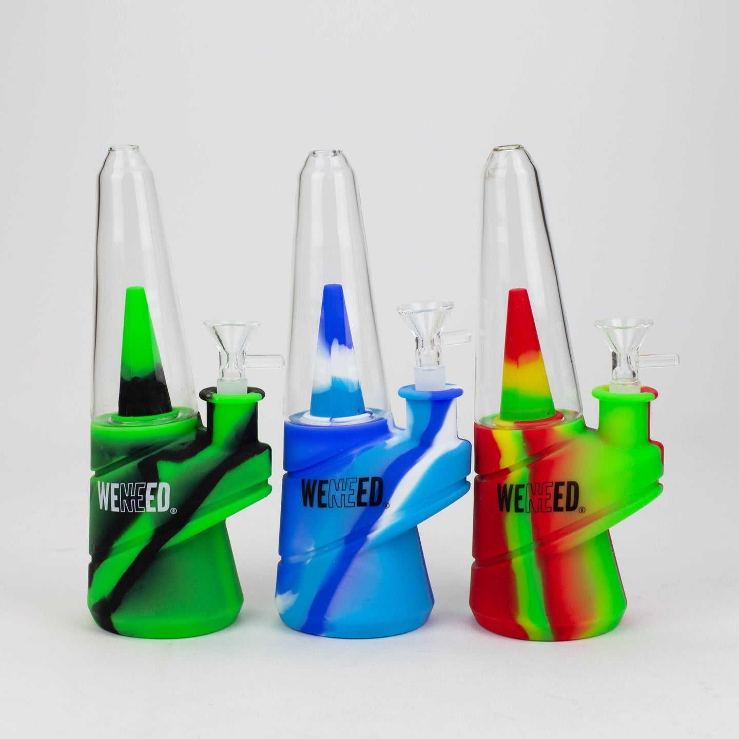 WENEED®- 8.5" Silicone Puffco Water Pipe - Glasss Station